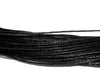 N020 - 80M (262 FT) - Black Wax Cotton Necklace Jewelry Cord - 1mm