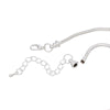 B016 - 1 pc. Silver Plated European Snake Chain Bracelets with Chain Extenders - Lobster Clasps - Screw Cap - 19cm (7.5") - 3mm Thick - Claw Clasp