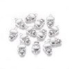 P186 - 50 pcs. Antique Silver Skull Charms Pendants - 16mm x 10mm - Hole Size: 2mm