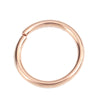 J011 - 100 pcs Rose Gold Plated Open Jump Rings - 10mm - 18 Gauge (1mm Thick)