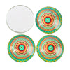 CA668 - 10 pcs Circle Retro Glass Round Dome Seals Tiles Cabochons - 12mm