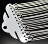 N095 - 12 pcs. Silver Plated Chain Link Necklaces 23 5/8" - (2x3mm)