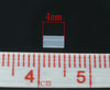 E267B - 500 pcs (250 Pairs) Clear Rubber Earring Back Stoppers - 4mm x 2mm