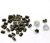 E018A - 500 pcs (250 Pairs) Antique Bronze Ear Nuts - 4mm x 6mm - Earring Stoppers! - Butterfly Design