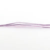 N026 - 15 pcs. Purple Violet Lavender Organza Ribbon Waxen Cord Necklaces- 17 inch (43 cm)