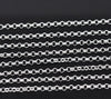 N063 - 12 pcs. Silver Plated Chain Link Necklaces 20" - (3.2mm x 0.5mm) - Claw Clasps - Lobster Clasps