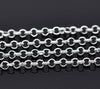 N063 - 12 pcs. Silver Plated Chain Link Necklaces 20" - (3.2mm x 0.5mm) - Claw Clasps - Lobster Clasps