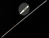 T039 - 100pcs. Stainless Steel Beading Threading Needles Tools for Jewelry, Sewing, Crafts! - 0.45mm x 55mm - 25 Gauge