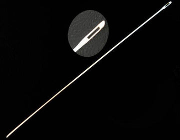 T039 - 100pcs. Stainless Steel Beading Threading Needles Tools for Jewelry, Sewing, Crafts! - 0.45mm x 55mm - 25 Gauge