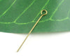 A001 - 100 pcs. Antique Bronze Eye Pins - 30mm x 0.7mm - 21 Gauge