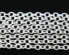N064 - 12 pcs. Silver Plated Cable Chain Link Necklaces 18" - (3.5 x 2.5mm) - Lobster Clasps - Claw Clasps