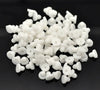 E023A - 500 pcs (250 Pairs) White Rubber Earring Back Stoppers Nuts - 6mm x 6mm - Round