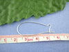 E298 - 200 pcs (100 Pairs) Silver Plated Kidney Earwire Earring Hooks - 38x16mm - LARGE (1.5 inch x 0.63 inch)