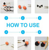 A007 - 560 pcs. 304 Stainless Steel Flat, Eye, Ball Head Pins - 30mm, 40mm, 50mm - Assortment Mix - 0.6mm, 0.7mm - 8 Styles