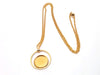 B115 - 3 pcs. 304 Stainless Steel Golden Chain Necklaces - 20" (50.8cm) - 12mm Bezel - Ring Style