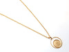B115 - 3 pcs. 304 Stainless Steel Golden Chain Necklaces - 20" (50.8cm) - 12mm Bezel - Ring Style