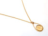 B118 - 3 pcs. 304 Stainless Steel Golden Chain Necklaces - 20" (50.8cm) - 12mm Bezel - Teardrop Style