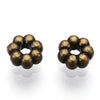 BD266 - 100 pcs Antique Bronze Snowflake Daisy Spacer Beads- 4.5mm x 1.5mm - Hole Size: 1mm