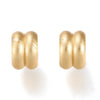 BD525 - 100 pcs 18K Gold Plated Smooth Column METAL Spacer Beads - MATTE - 6mm x 4mm - Large Hole: 4.5mm - Fits Paracord and European Cords!