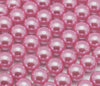 BD737 - 10mm Pastel Pink Glass Pearl Imitation Round Beads - 15 inch strand - Approx 42 beads per strand - Hole Size: 1.5mm (Copy)