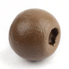 BD878 - 200 pcs Brown Light Coffee Wooden Wood Round Spacer Beads - 8mm (0.32") - Hole Size: 3mm - Matte
