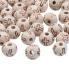 BD897 - 100 pcs Unfinished Natural Wood Round Spacer Beads - 10mm - Hole Size: 2mm