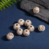 BD897 - 100 pcs Unfinished Natural Wood Round Spacer Beads - 10mm - Hole Size: 2mm
