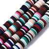 BD914 - 6mm  x 1mm Multicolor Polymer Clay Disc Beads - 17.7 inch strand - Hole Size: 2mm - Approx. 350 pcs. - Set 2