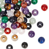 BD948B - 25 pcs Gemstone - Assortment - Ball Spacer Beads - 10mm - Large Hole: 4mm - Fits European Cords!