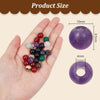 BD948B - 25 pcs Gemstone - Assortment - Ball Spacer Beads - 10mm - Large Hole: 4mm - Fits European Cords!