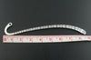 BK001 - 5 pcs. Silver Plated Carved Bookmark Hooks - Swirl - 84mm (3.3 inch)
