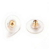 E924 - 20 pcs (10 Pairs) 304 Stainless Steel Earring Back Bullet Clutch Nuts Stoppers - Assortment - 12mm x 6mm - Tarnish Resistant!