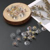 E924 - 20 pcs (10 Pairs) 304 Stainless Steel Earring Back Bullet Clutch Nuts Stoppers - Assortment - 12mm x 6mm - Tarnish Resistant!