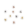 E924 - 20 pcs (10 Pairs) 304 Stainless Steel Earring Back Bullet Clutch Nuts Stoppers - Assortment - 12mm x 6mm - Tarnish Resistant!