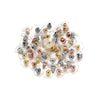 E924 - 20 pcs (10 Pairs) 304 Stainless Steel Earring Back Bullet Clutch Nuts Stoppers - Assortment - 12mm x 6mm - Tarnish Resistant!