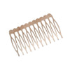 H041 - 10 pcs. - Rose Gold Plated Hair Combs - 64mm x 39mm (2.5" x 1.53")