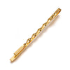 H097 - 10 pcs. Gold Plated Bobby Pins with Loop - 2mm Hole Size - 55mm x 3mm