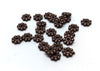 BD245 - 100 pcs Antique Copper Snowflake Daisy Spacer Beads- 5mm x 1.5mm - Hole Size: 1mm