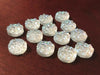 CA056 - 10 pcs Druzy Resin Embellishment Cabochons Clear Multicolor - 12mm