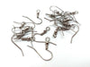E210 - 144 pcs (1 gross) 316 Stainless Steel Silver Tone French Earring Hooks with Spring and Ball - 20mm - 3mm Ball - 21 Gauge (0.7mm Thick)