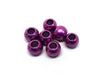 BD533 - 75 pcs Fuchsia Purple Matte Acrylic Smooth Ball Spacer Beads - 12mm - Large Hole: 6mm - Fits European Cords and Paracord!