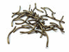 BD807 - 100 pcs. Antique Bronze Noodle Tube Long Thin Smooth Twisted Curved Beads - 26mm x 2mm (1" x 1/8") - Made of Copper! Hole:1.5mm