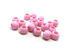 BD829 - 100 pcs Light Pink Smooth Ball Spacer Beads - 10mm - Large Hole: 4.7mm - Fits European Cords and Paracord!