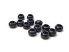 BD845 - 50 pcs Gunmetal Metal Smooth Ball Spacer Beads - 9mm - Large Hole: 4.5mm - Fits European Cords and Paracord!
