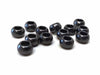 BD845 - 50 pcs Gunmetal Metal Smooth Ball Spacer Beads - 9mm - Large Hole: 4.5mm - Fits European Cords and Paracord!