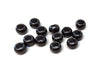 BD845 - 50 pcs Gunmetal Metal Smooth Ball Spacer Beads - 9mm - Large Hole: 4.5mm - Fits European Cords and Paracord!