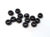 BD845 - 50 pcs Gunmetal Metal Smooth Ball Spacer Beads - 9mm - Large Hole: 4.5mm - Fits European Cords and Paracord!