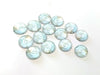 GT024 - 10 pcs Circle Abstract Glass Round Dome Seals Tiles Cabochons - 12mm - White Gray Multicolor
