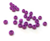 BD853 - 100 pcs Purple Orchid Smooth Ball Spacer Beads - 10mm - Large Hole: 4.7mm - Fits European Cords and Paracord!