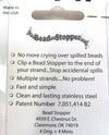 T080 - 8 pcs. - Bead Stopper - 4 + 4 Combo - 4 Orig. 4 Minis -Beadalon - Stainless Steel